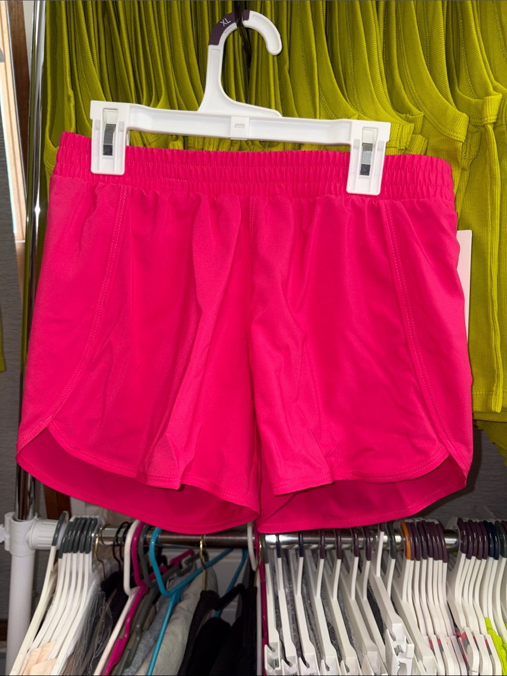 all in motion Hot Pink Girls Athletic Shorts